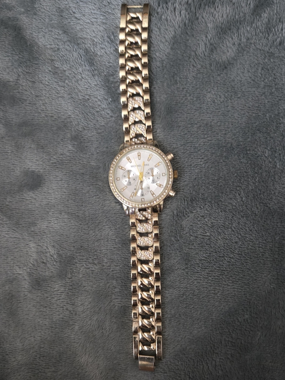 Gold-Tone Women's Crystal Accent Watch - Elegant Everyday Accessory